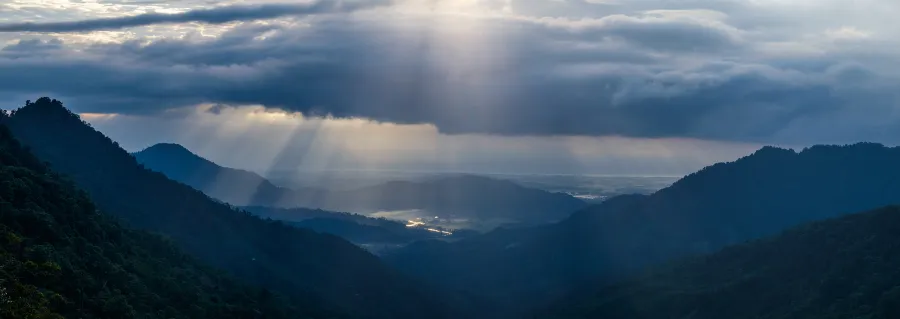 A valley in the Latimojong Mountains, Sulawesi